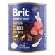 Корм вологий Brit Premium by Nature k консерви для собак з яловичиною і тельбухами 800 г 100413/8607 фото 1