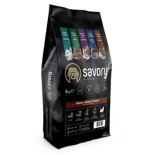 Корм сухой Savory Adult Cat Sensitive Digestion Fresh Lamb and Turkey для кошек с чувствительным пищеварением со... 30099 фото