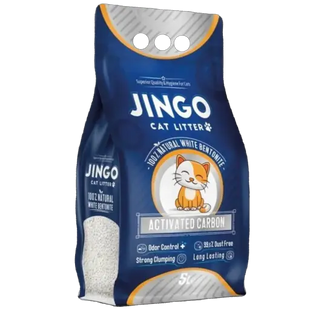 Наполнитель ТМ JINGO бентонитовый с активированным углем 5 л / 4,35 кг JIAC05 фото
