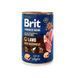 Корм вологий Brit Premium by Nature k консерви для собак з ягням та гречкою 400 г 100414/8614 фото 1