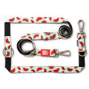 Max&Molly (Макс енд Моллі) Multi-Function Leash Watermelon - Повідець багатофункціональний з принтом Кавун, S 175010 фото