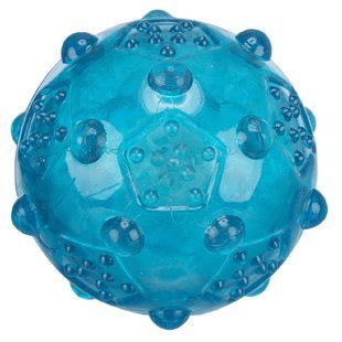 Игрушка Trixie для собак Мяч с шипами термопластическая резина 8 см 33678 фото