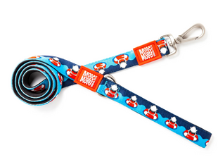 Max&Molly (Макс енд Моллі) Short Leash - Повідець короткий для собак Frenzy the Shark з принтом Шалена акула, S 191006 фото