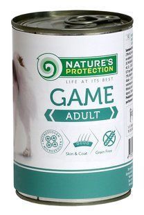 Nature's Protection Adult Game Влажный корм для собак с дичью, 800 г KIK45094 фото