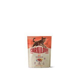 Корм сухий Carnilove True Fresh Beef Sterilised для стерилізованих котів яловичина 400 г 173751 фото
