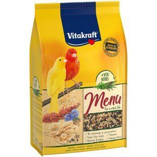 Корм Vitakraft Premium Menu для декоративных попугаев для канареек 500 г 21446/10620 фото
