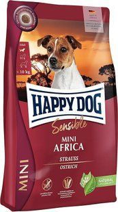 Сухий корм Happy Dog Supreme Mini Africa для собак дрібних порід при алергіях 4 кг 61231 фото