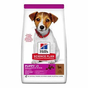 Hill&rsquo;s SCIENCE PLAN Puppy Smal&Mini Сухий корм для цуценят малих і мініатюрних порід, з ягням і рисом, 3 кг 606590 фото