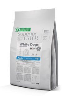 Nature's Protection Superior Care White Dogs Grain Free Herring Adult Small Сухий беззерновий корм для дорослих собак малих порід з оселедцем, 10 кг NPSC47440 фото