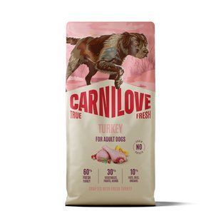 Корм сухий Carnilove True Fresh Turkey для cобак індичка 12 кг 173729 фото