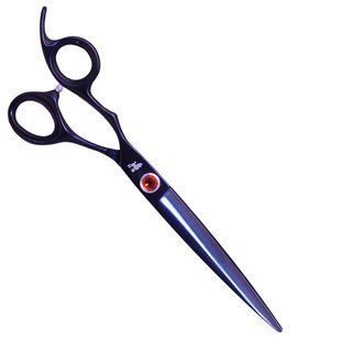 Ножиці грумерські Dezynadog Ignis 7 Straight Lefty Scissor прямі для стрижки собак для лівші японська нержавіюча сталь 440c 7 дюймів 860510 фото