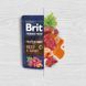 Корм влажный Brit Premium Fillets in Gravy Beef&Carrot для собак малых пород филе в соусе говядина и морковь 85 г 101242 фото 2