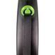 Поводок-рулетка Flexi для собак Black Design лента зеленая размер M 5 м/25 кг FL 034026 фото 2