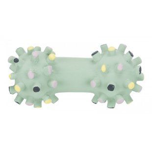 Игрушка Trixie Junior Mini Dumbbell для щенков Гантель игольчатый латекс 10 см 35611 фото