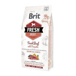 Корм сухой Brit Fresh Beef/Pumpkin Puppy Large для щенят и молодых собак крупных пород с говядиной и тыквой 2,5 кг 170992 /0762 фото