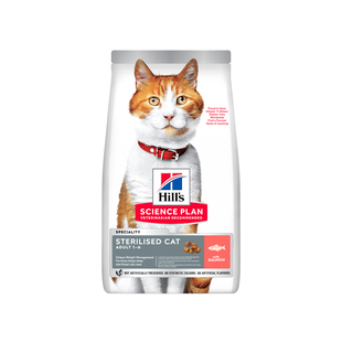 Hill&rsquo;s SCIENCE PLAN Adult Sterilised Cat Salmon Сухий корм для дорослих стерилізованих котів, з лососем, 3 кг 608884 фото