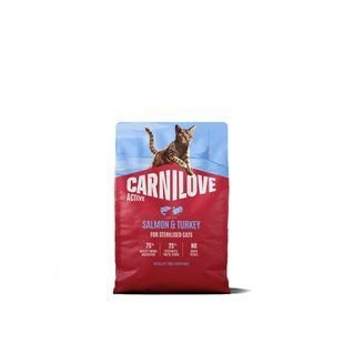 Корм сухий Carnilove Active Salmon & Turkey Sterilised для стерилізованих котів лосось та індичка 2 кг 173710 фото