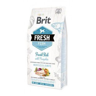 Корм сухой Brit Fresh Fish/Pumpkin Adult Large для взрослых собак крупных пород для мышц и суставов с рыбой и тыквой... 170994 /0786 фото