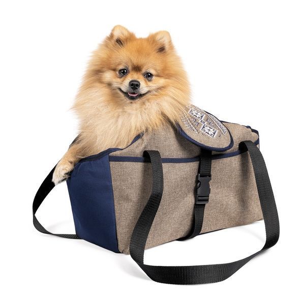Сумка-переноска Pet Fashion Linen для собак 38х32х22 см PR243272***** фото