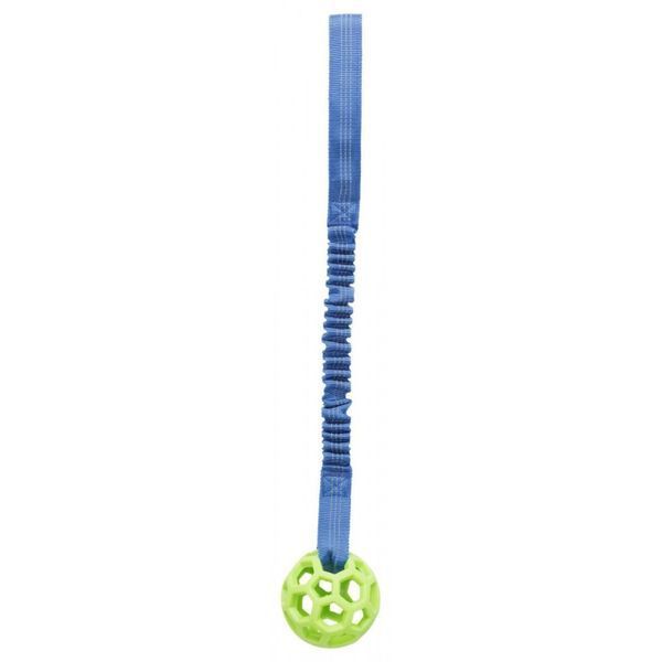 Игрушка Trixie для собак Bungee Tugger для тренировок с мячом полиэстер d-7 см 48 см 32869 фото