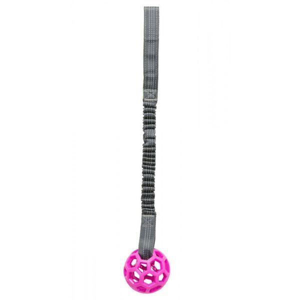 Игрушка Trixie для собак Bungee Tugger для тренировок с мячом полиэстер d-7 см 48 см 32869 фото
