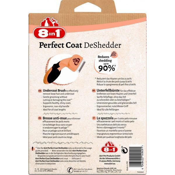 Дешеддер 8in1 Perfect Coat для котів для вичісування 4,5 см 661618/151869/661510СПЕЦ фото