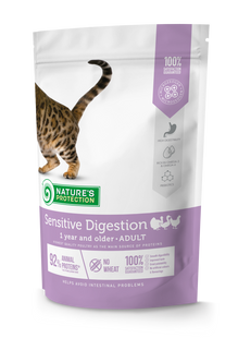Nature's Protection Sensitive Digestion Сухой корм для взрослых кошек с чувствительным пищеварением, 400 г NPS45766 фото