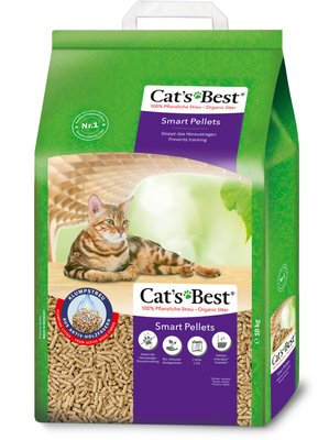 Наповнювач Cat's Best для котів Smart Pellets для довгошерсних котів деревний 20 л 10 кг JRS321742/7429 фото