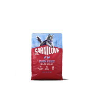 Корм сухий Carnilove Active Salmon & Turkey Large Breed для котів великих порід лосось та індичка 2 кг 173716 фото