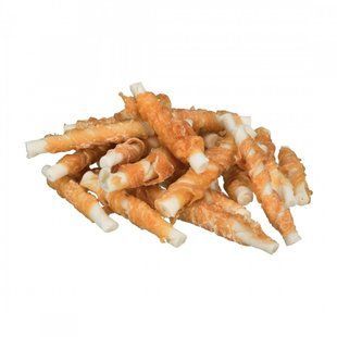Лакомства Trixie Denta Fun Chewing Rolls для собак Палочки для чистки зубов с курицей 6 см 120 г 31346 фото