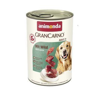 Корм GranCarno Adult Game консервований д/соб з дичиною 400 г арт.82478 82478 фото