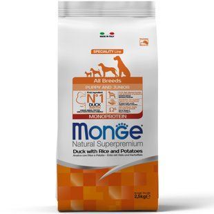 Monge Dog All breeds Puppy & Junior качка з рисом 70011037 фото