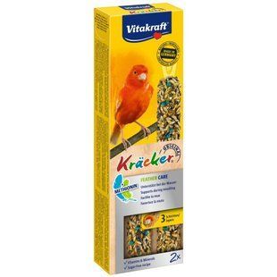 Лакомства Vitakraft Kracker Original Feather Care для канареек во время линьки 60 г / 2 шт 21221 фото
