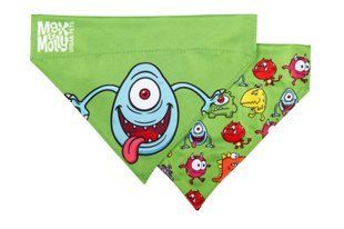 Max&Molly (Макс енд Моллі) Bandana - Бандана для собак на нашийник Little Monster з принтом Маленькі монстри, L 701038 фото