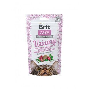 Ласощі Brit Care Functional Snack Urinary для котів д/здоров я сечовидільної системи з індичкою 50 г 111900 фото