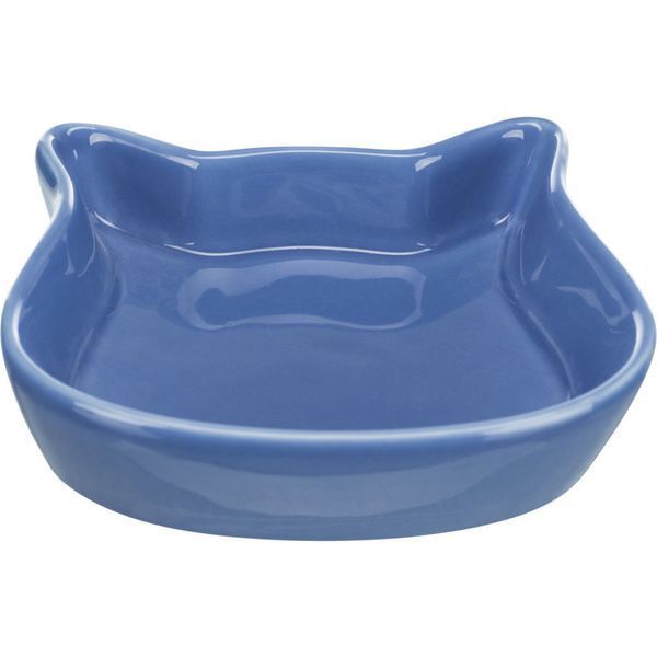 Миска Trixie для котів керамічна в формі котячої голови 0,25 л 12 х 12 см 24497 фото