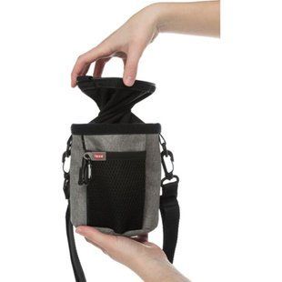Сумка для ласощів Trixie для собак коттон/поліестр сірий/чорний &oslash;12*17см 32290 фото