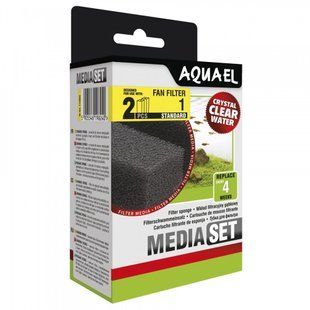 Вкладиш Aquael до внутрішнього фільтру FAN-1 Plus губка 2 шт 113905 /198240 фото