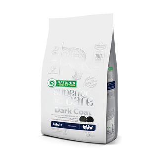 Nature's Protection Superior Care Dark Coat Grain Free Adult All Breeds Сухий корм для дорослих собак усіх порід з чорним забарвленням шерсті, 1,5 кг NPSC47622 фото