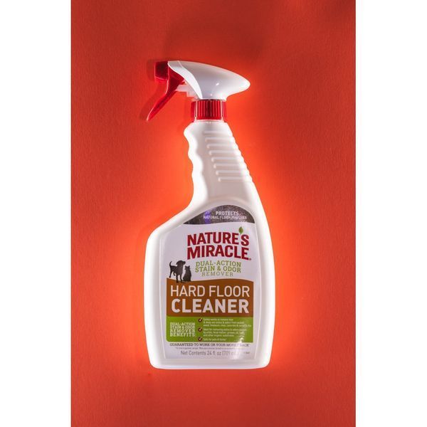 Засіб 8in1 Nature s Miracle Hard Floor Cleaner Dual Action Stain and Odor Remover для усунення плям і запахів для всіх видів підлоги 709 мл 680520USA фото
