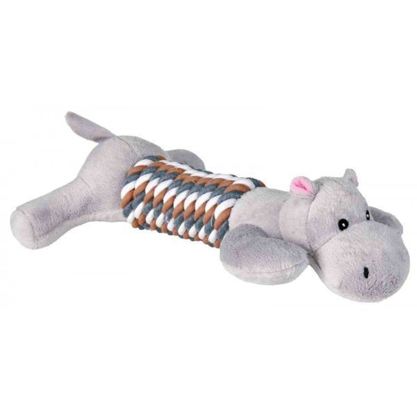 Іграшка Trixie для собак Тваринки з мотузкою та пискавкою плюш 32 см 35894_1шт фото