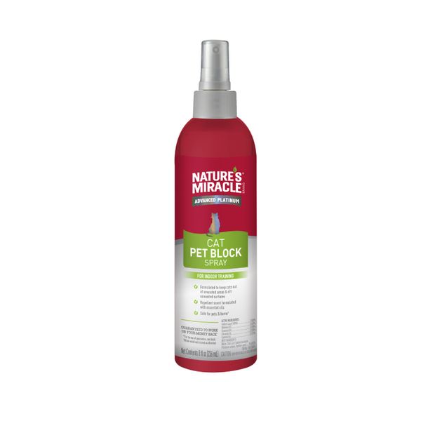 Спрей-відлякувач 8in1 для котів NM JFC Pet Block Cat Repellent Spray 236мл арт.680285/5779 USA 680285 /5779 USA фото