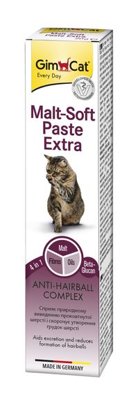 Malt- soft Extra 20г паста для вывед. шерсти и улучшен. моторики желудка G-407081/417912 фото