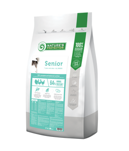 Nature's Protection Senior All Breed Сухий корм для літніх собак від 7 років усіх порід з м'ясом птиці, 12 кг NPS45756 фото