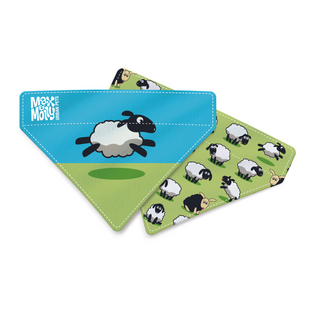 Max&Molly (Макс енд Моллі) Bandana - Бандана для собак на нашийник Black Sheep з принтом Чорна овечка, L 701033 фото