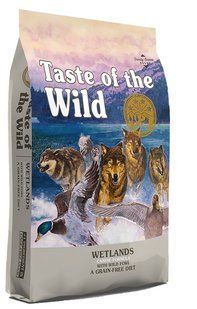 Сухой корм для взрослых собак Taste of the Wild Wetlands Canine с уткой/перепелами 5,6 кг (9746-HT77) 9746-HT77 фото