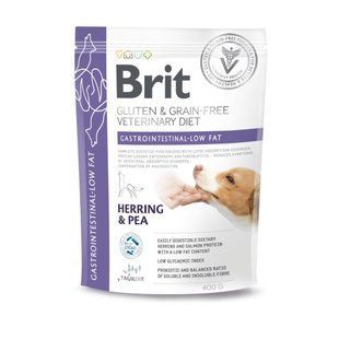 Корм сухий Brit VetDiet Dog Gastrointestinal-Low fat для собак при проблемах з травленням з обмеженим вмістом жиру з... 172244 фото