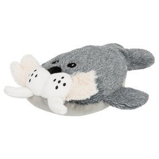 Игрушка Trixie Be Nordic для собак Морж со звуком и шелестом фольги плюш 28 см 36044 фото