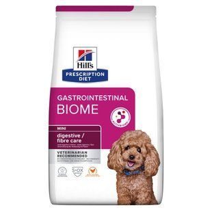 Hill&rsquo;s PRESCRIPTION DIET Gastrointestinal Biome Mini Сухий корм для собак малих порід при захворюваннях шлунково-кишкового тракту, з куркою, 6 кг 606269 фото