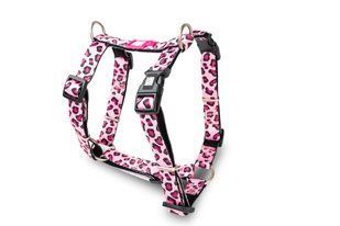 Max&Molly (Макс енд Моллі) H-Harness - Шлея для собак Leopard Pink з леопардовим принтом, L 120016 фото